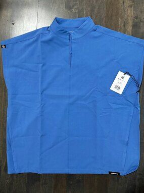 Jaanuu Aris Scrub Top in Ceil Blue